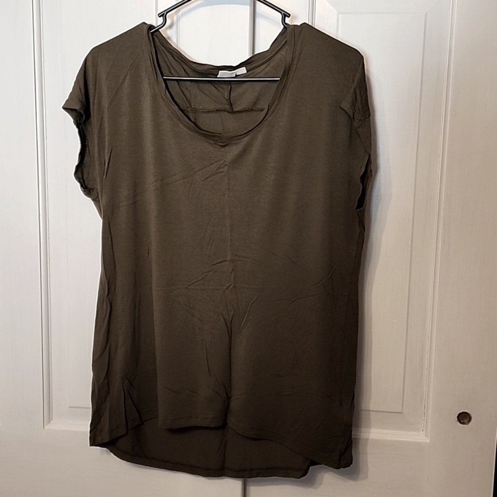 Gap T-shirt, olive green, size S